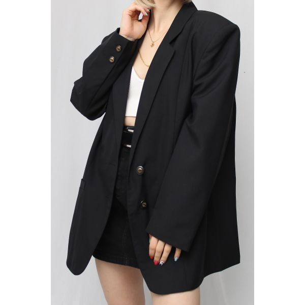 Siyah Blazer Ceket (C087)