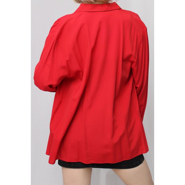 Kırmızı Vintage Gömlek (A462)